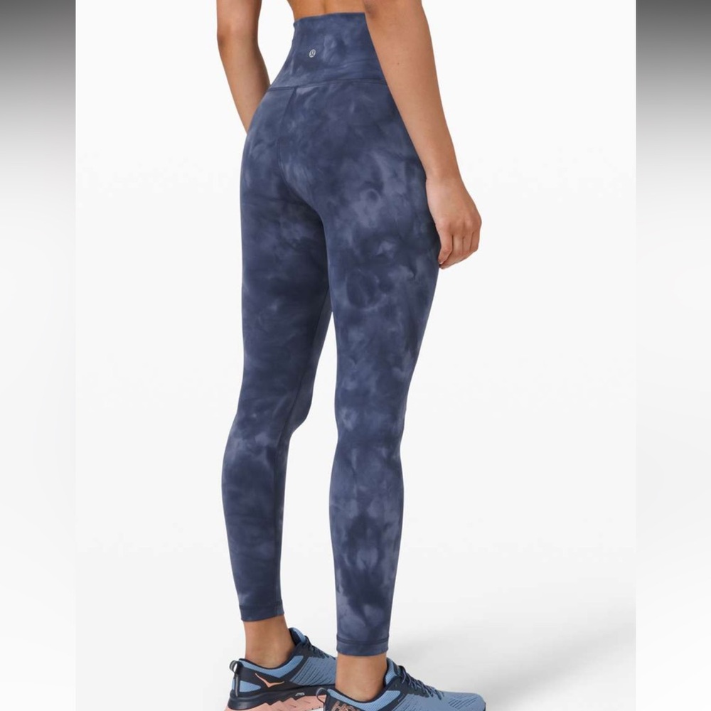 lululemon athletica Blue Tie-Dye Leggings